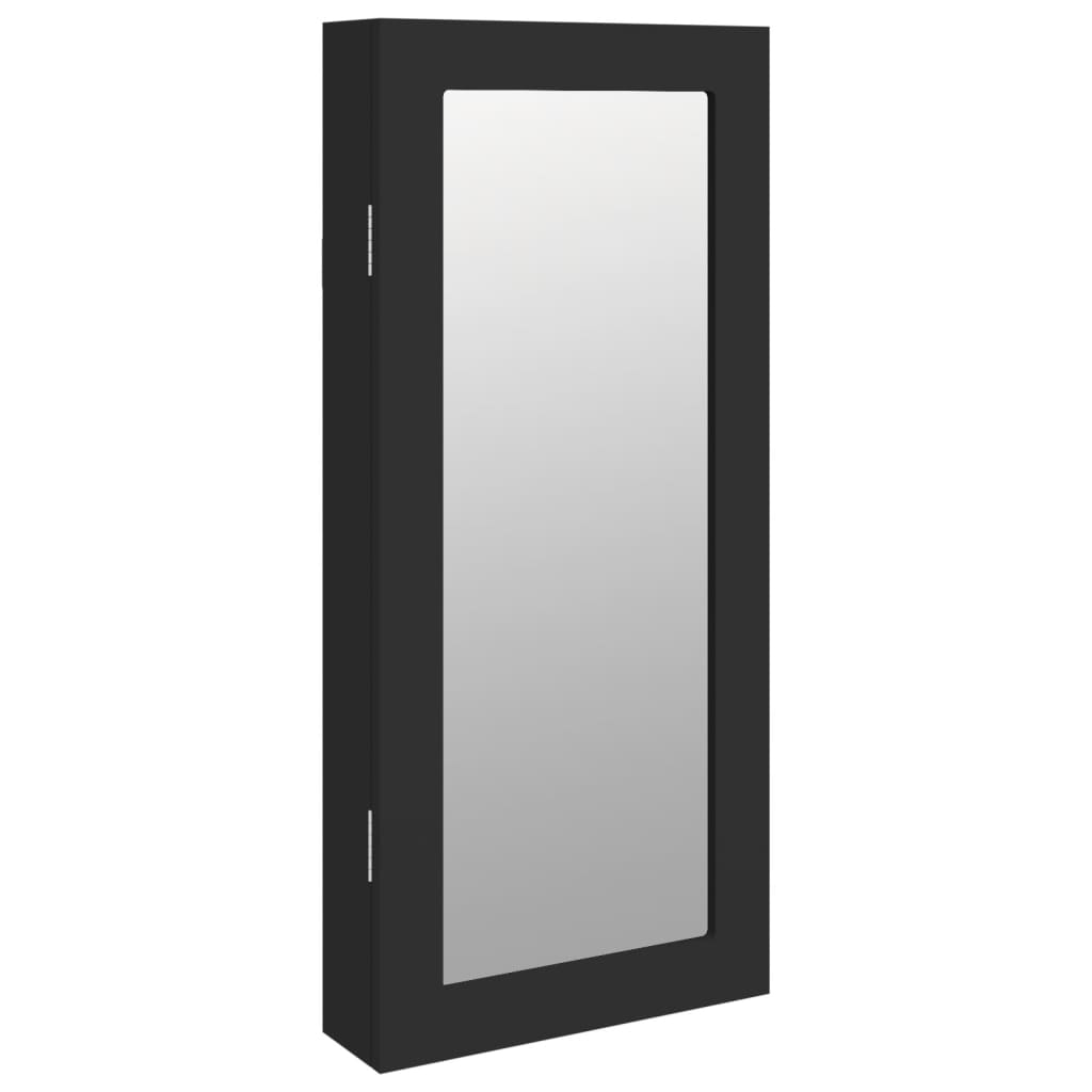 Schmuckschrank mit Spiegel Wandmontage Weiß 30x8,5x67 cm
