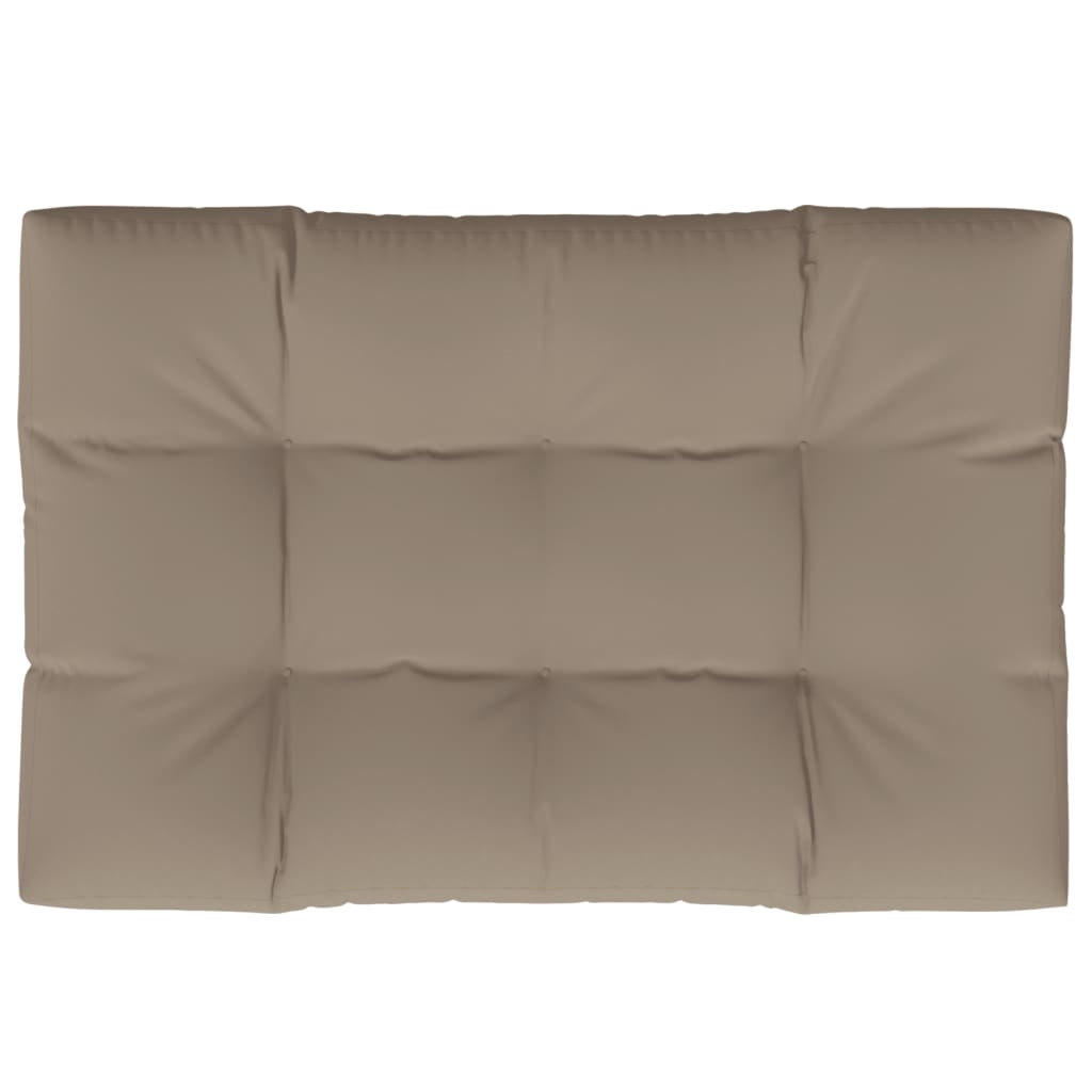 Palettenkissen Anthrazit 50x50x12 cm Stoff