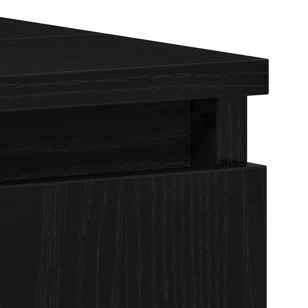 3-tlg. Badmöbel-Set Räuchereiche Holzwerkstoff