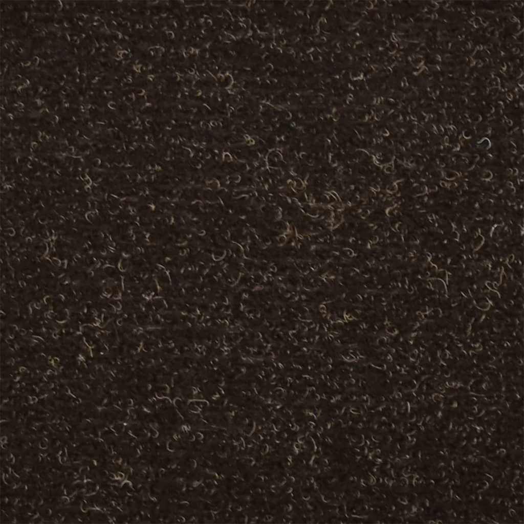Stufenmatten Selbstklebend 15 Stk. 56x17x3 cm Hellbraun Halbrund