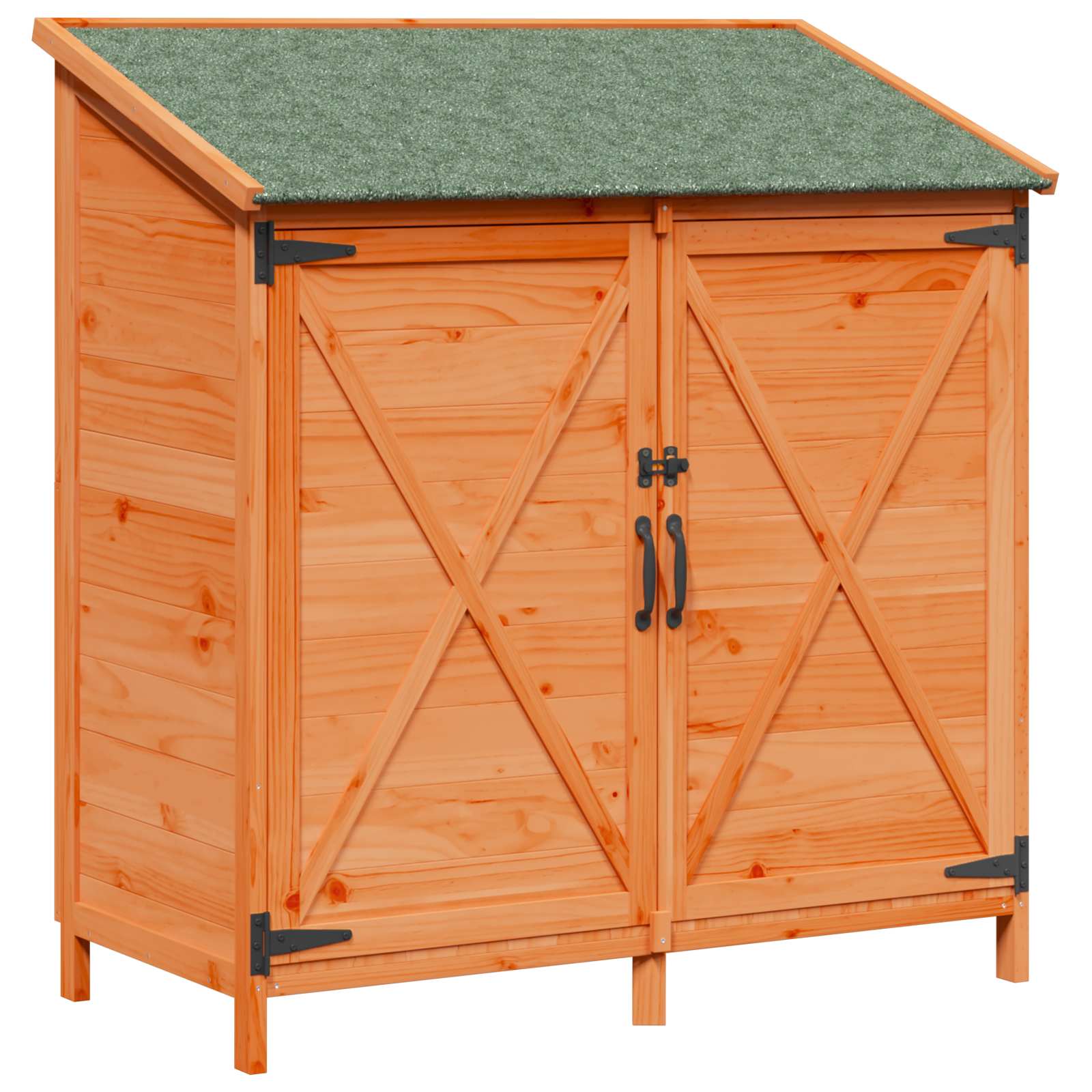 Gartenschuppen Natur 59,5 x 56 x 113,5 cm Massivholz aus Fichte