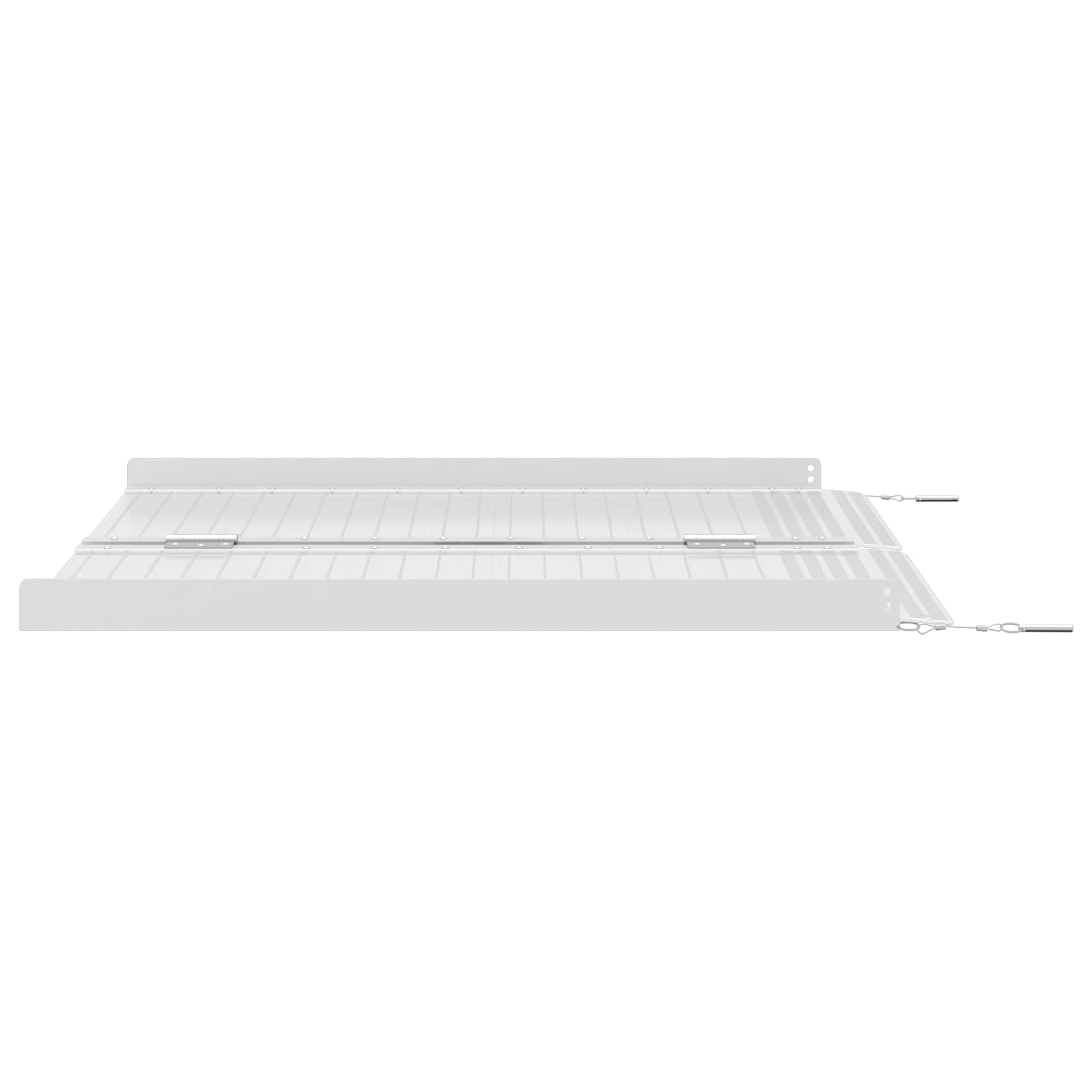 Rampe für Rollstühle 270 kg Silber 62 x 73 x 5 cm Aluminium