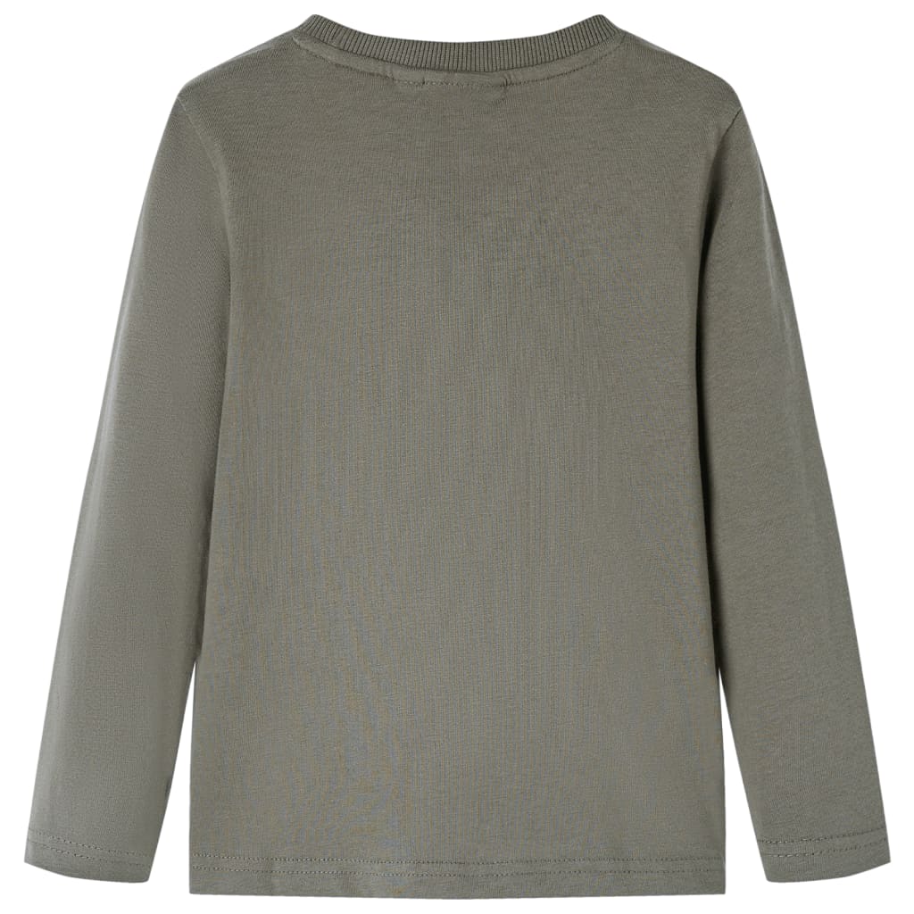 Kinder-Langarmshirt Khaki 104