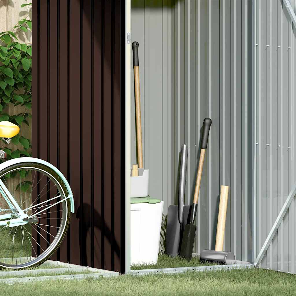 Garten Brennholzlager Grün 245x98x159 cm Verzinkter Stahl