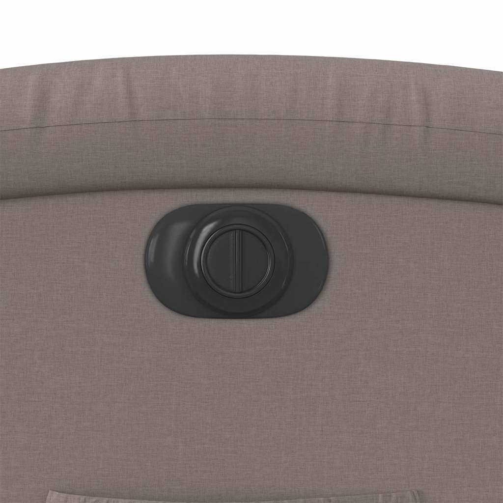 Relaxsessel Elektrisch Hellgrau Stoff