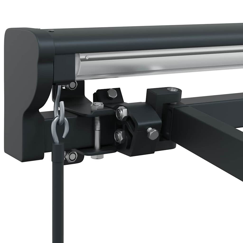 Markisenrahmen Verstellbar Weiß 2,5 x 2 m Stahl