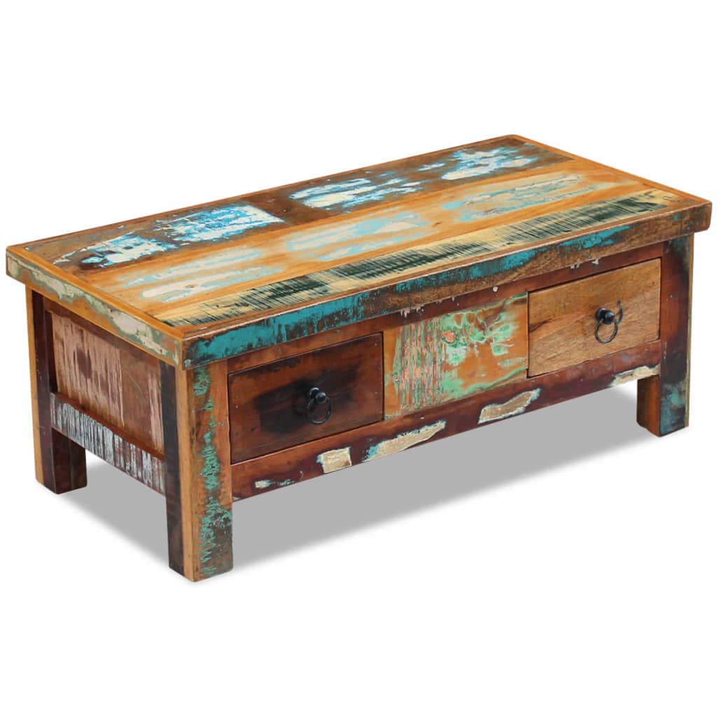Couchtisch 90x45x35 cm Massivholz Mango