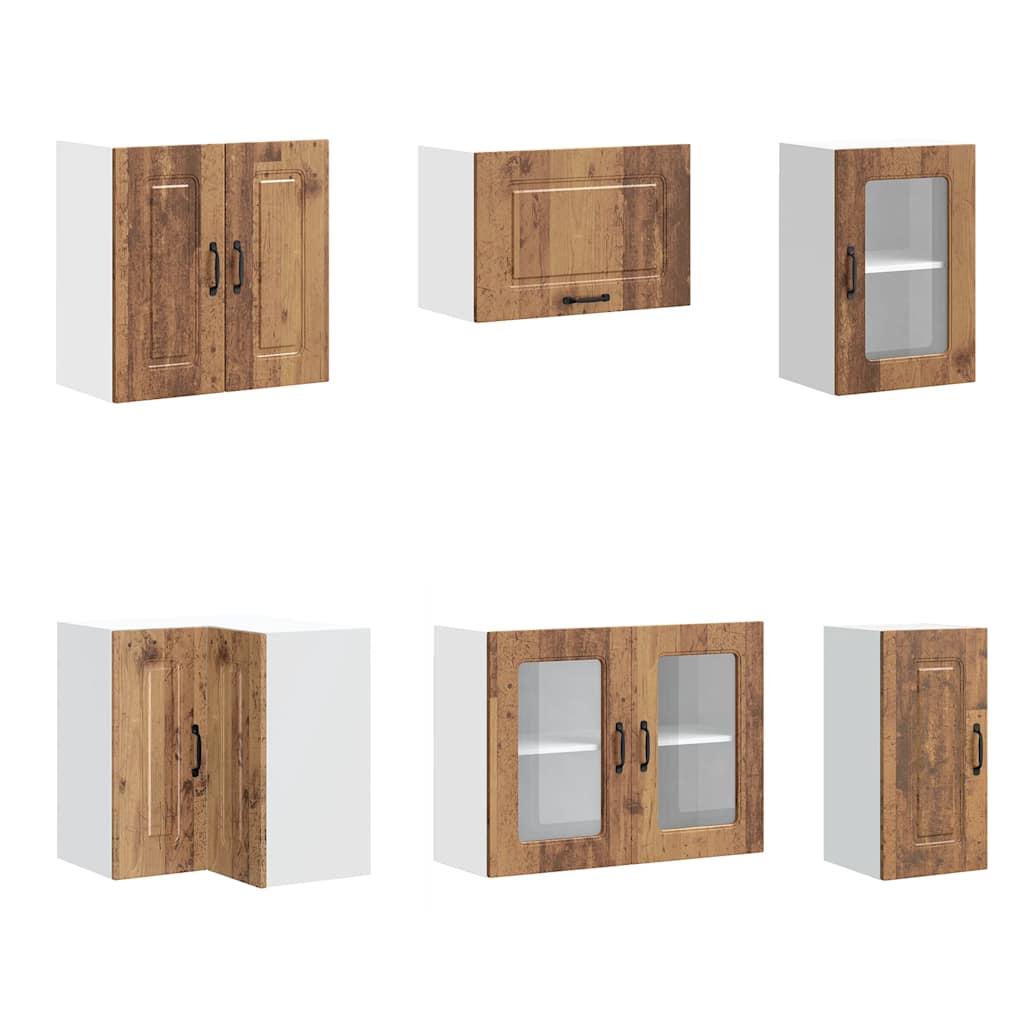 11-tlg. Küchenschrank-Set Kalmar Weiß Holzwerkstoff
