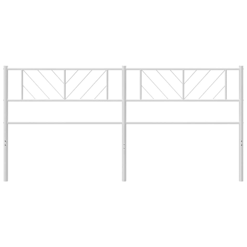 Ersatz-Kopfteil Metall Schwarz 100 cm