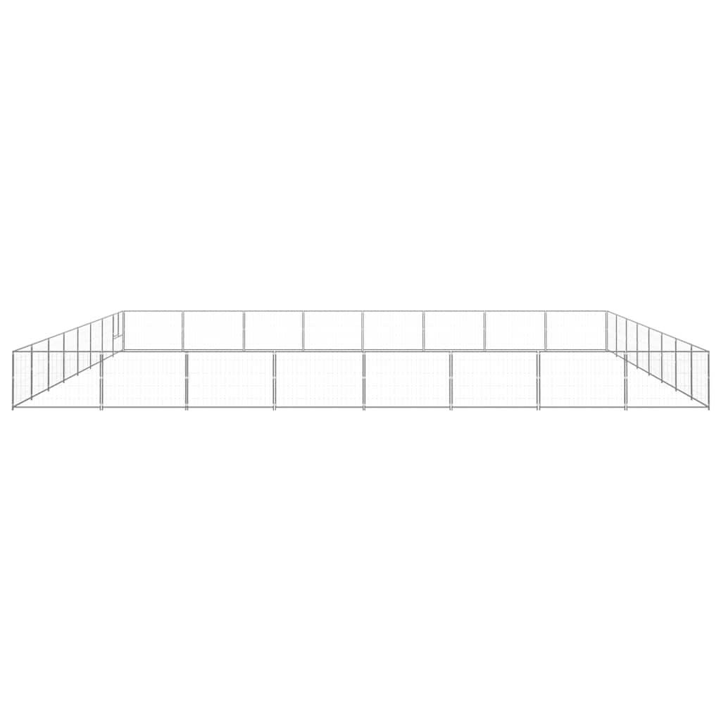 Hundezwinger Schwarz 4 m² Stahl
