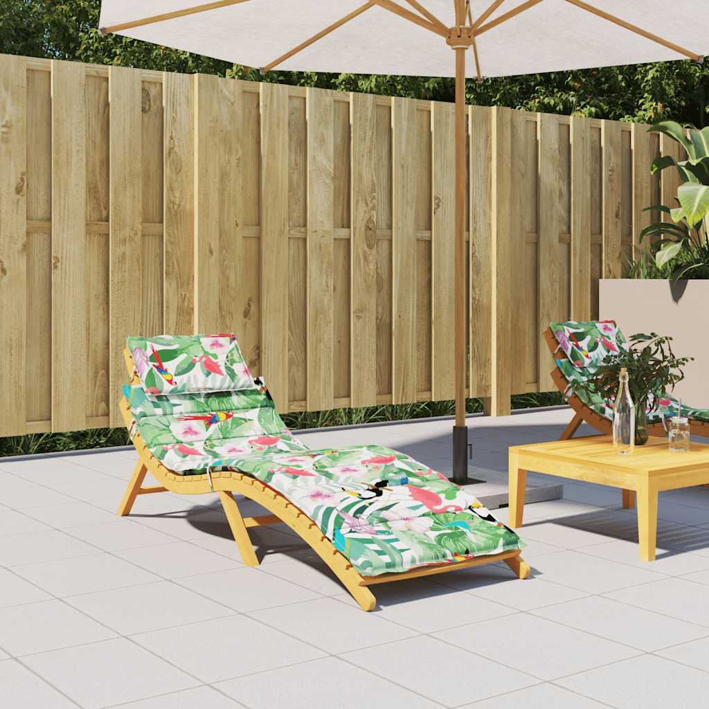 Sonnenliegen-Auflage Grau 186x58x4 cm Oxford-Gewebe