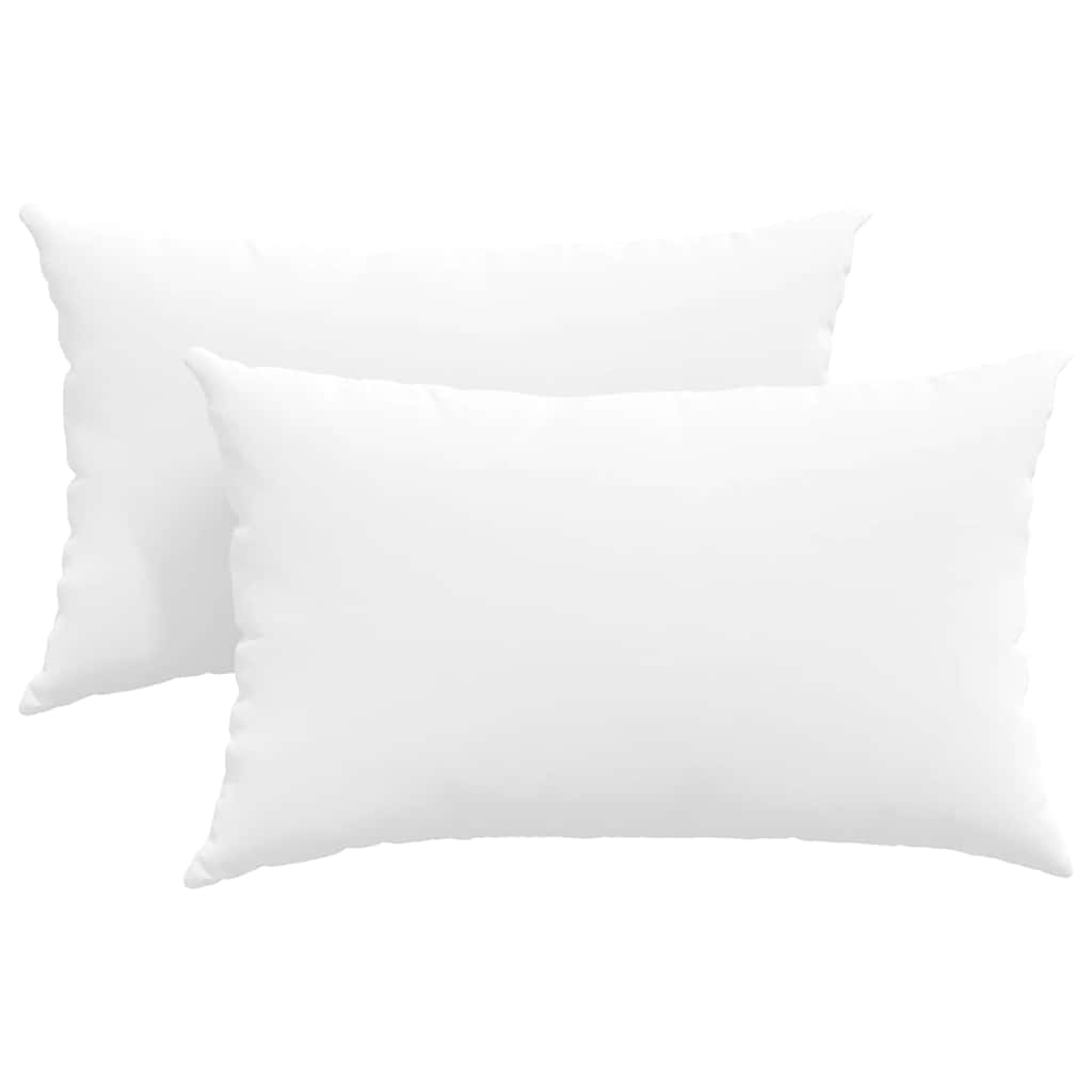 Sofakissen 2 pcs Hellgrau 50 x 30 cm Stoff