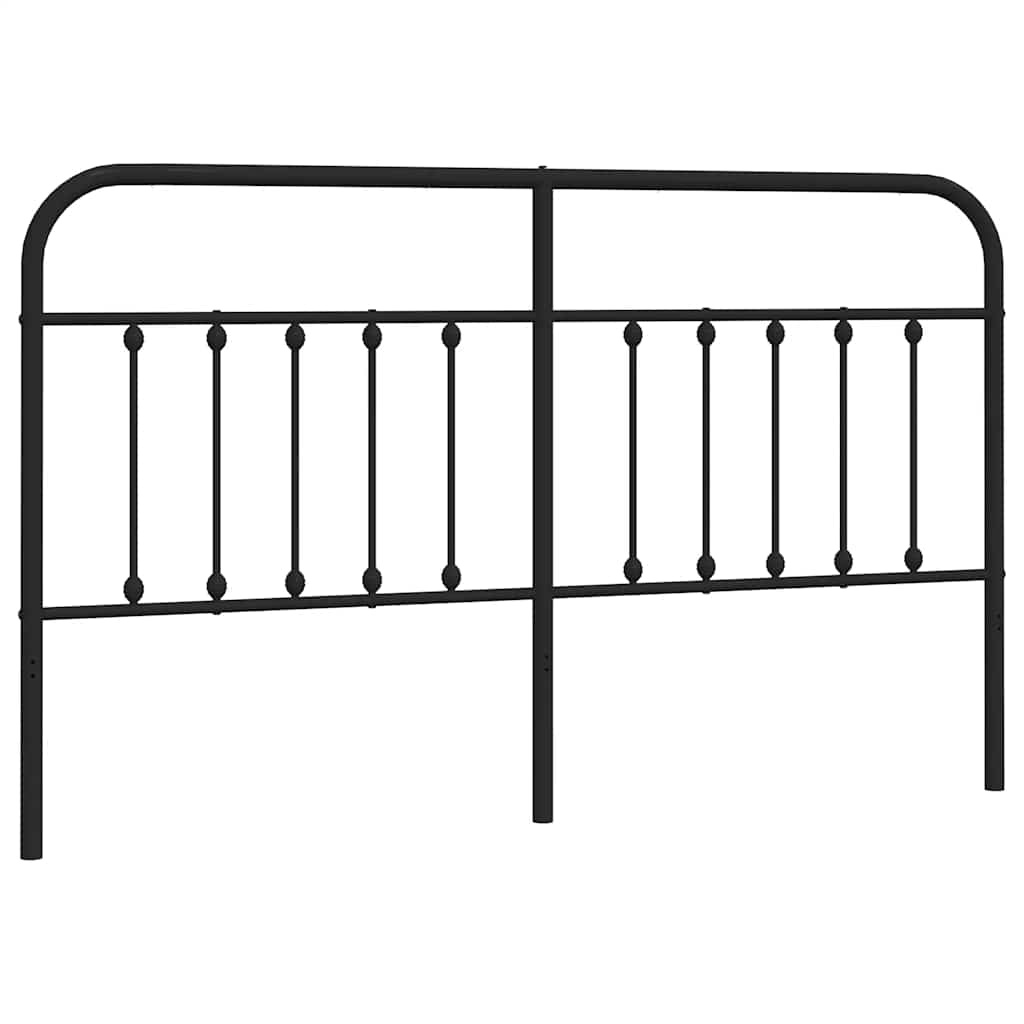 Ersatz-Kopfteil Metall Schwarz 75 cm