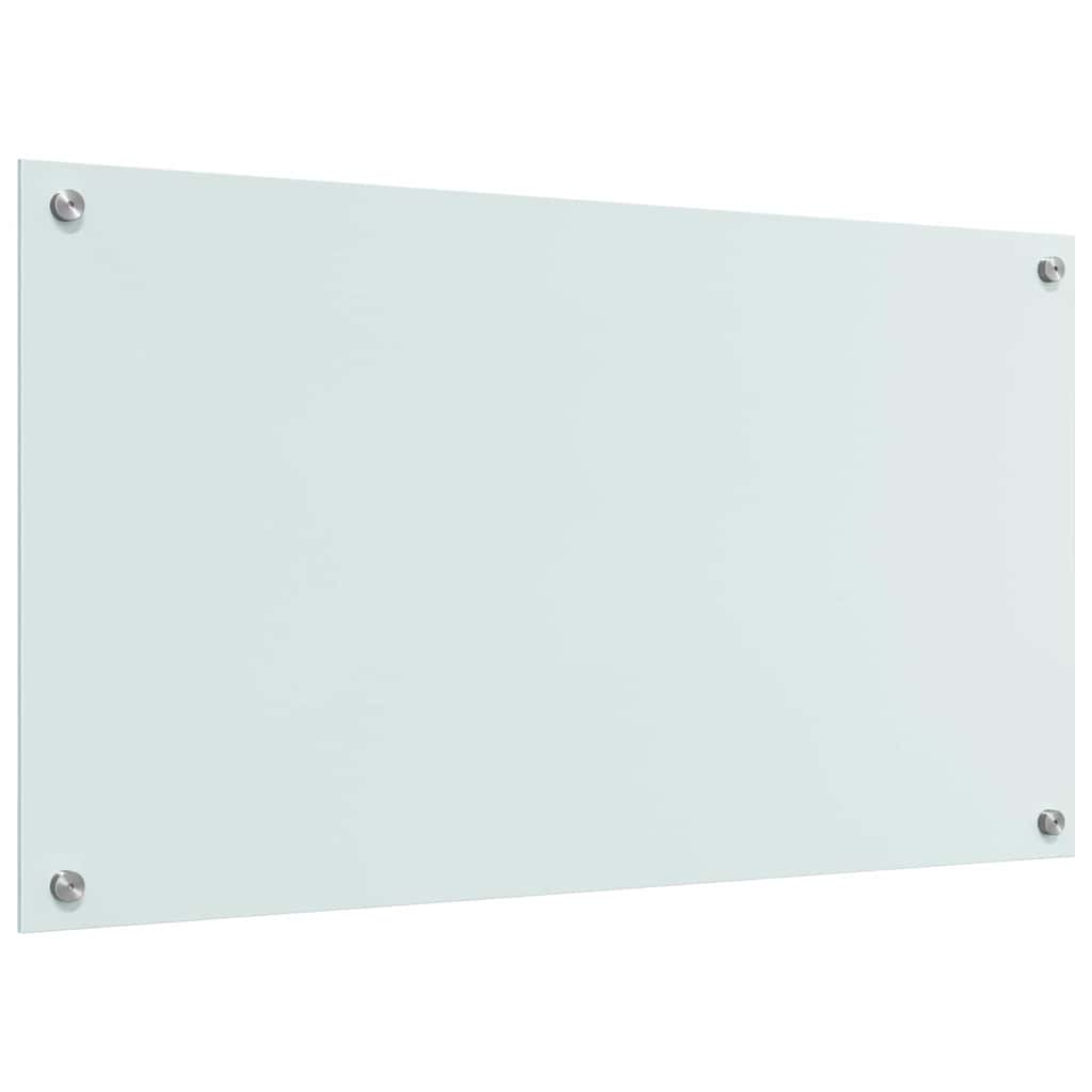 Küchenrückwand 2 pcs Weiß 70 x 40 cm Gehärtetes Glas