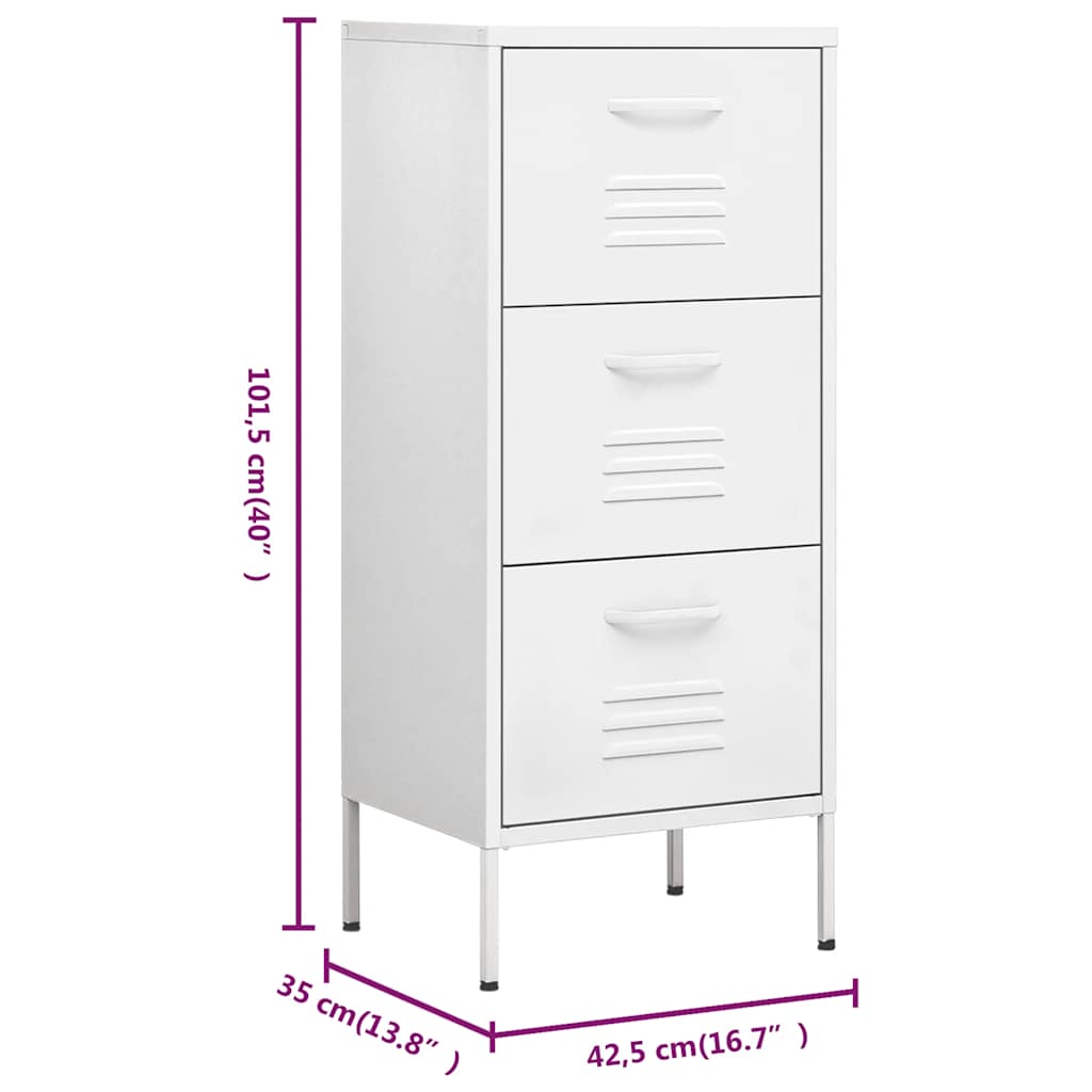 Beistellschrank Olivgrün 42,5x35x101,5 cm Stahl