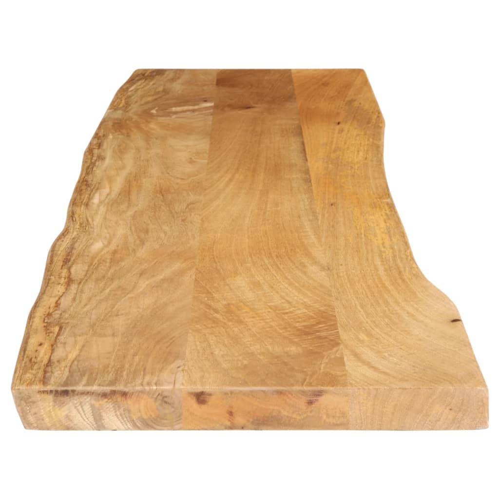 Tischplatte 40x40x2,5 cm Rechteckig Massivholz Akazie Baumkante