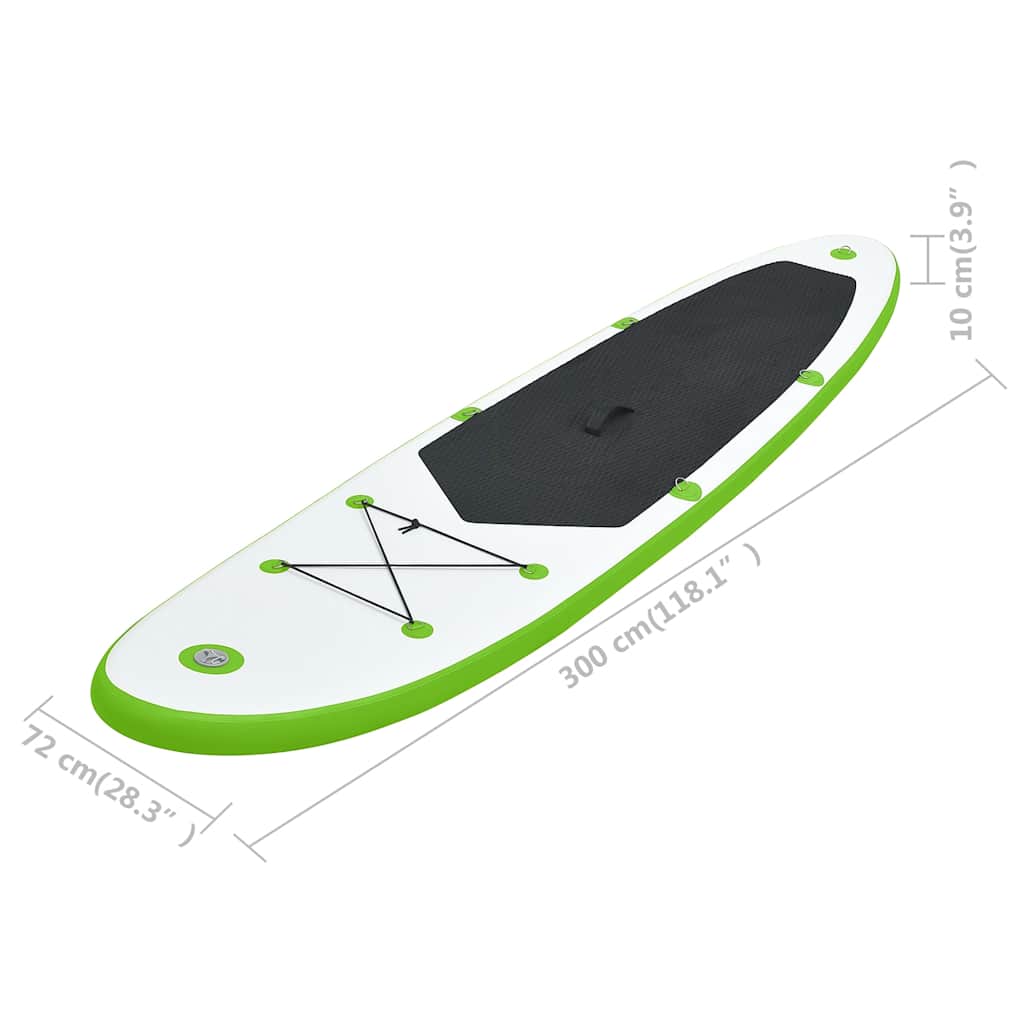 Stand Up Paddle Board SUP Aufblasbar Rot und Weiß