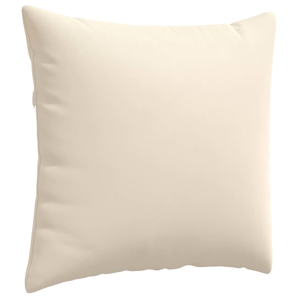 Sofakissen 2 Stück Taupe 50 x 30 cm Stoff