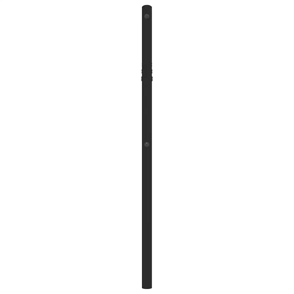 Ersatz-Kopfteil Metall Schwarz 90 cm