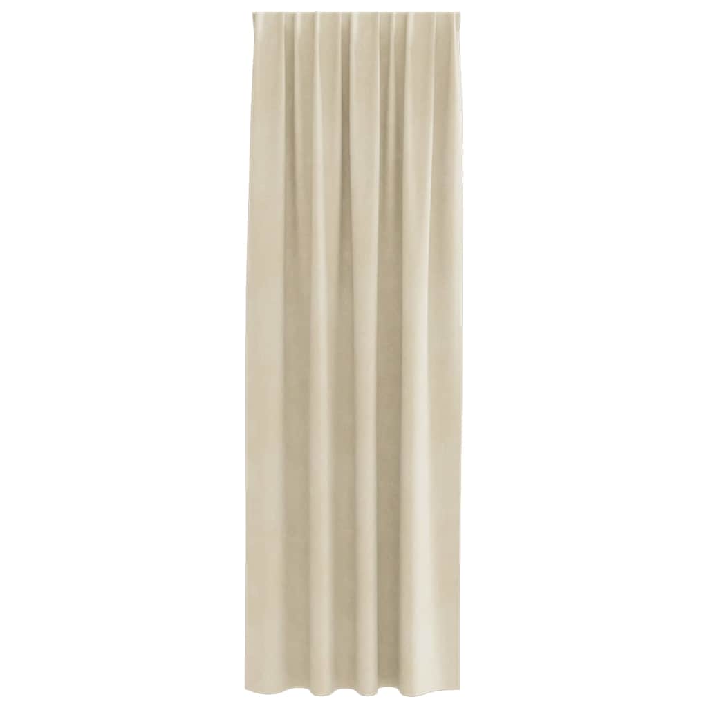 Verdunkelungsvorhänge 2 pcs Schwarz 140 x 140 cm Samt