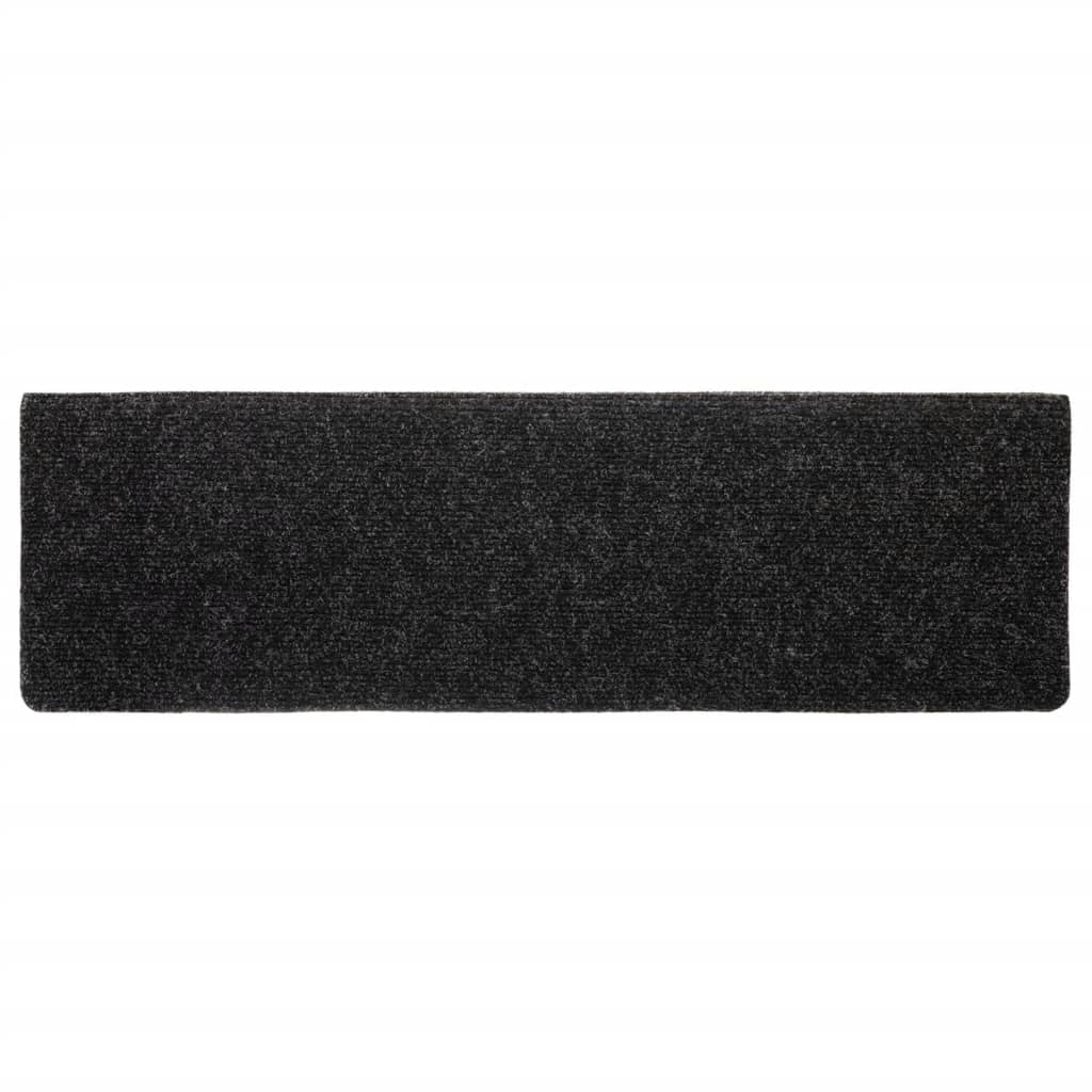 Stufenmatten Selbstklebend 15 Stk. 65x21x4 cm Hellbraun Rechteckiger Rand