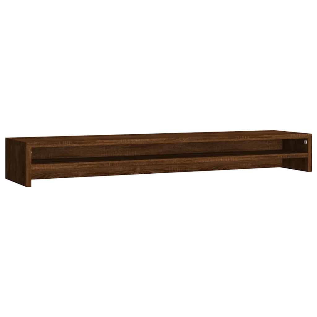 Monitorständer Weiß 100x24x13 cm Holzwerkstoff