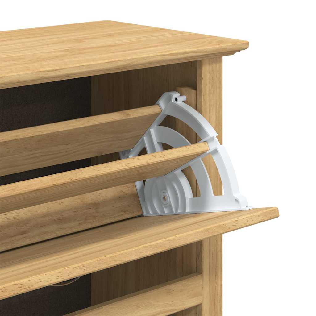 Schuhregal BODO Weiß 80x35x118 cm