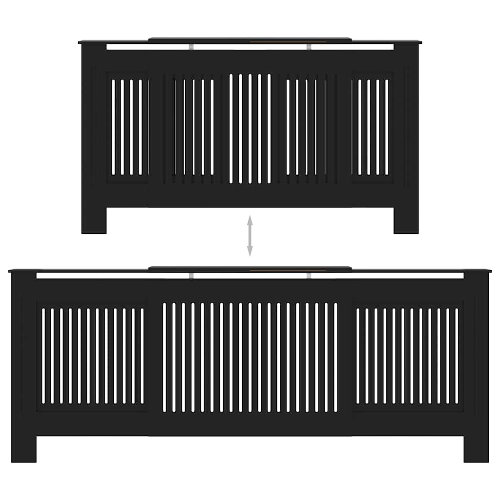 Holzwerkstoff Heizkörper-Abdeckung Heizkörperverkleidung 112 cm, weiß