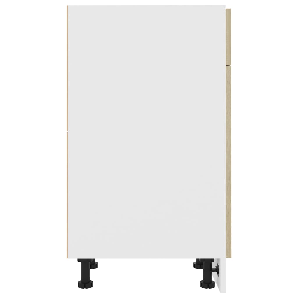 Spülenunterschrank Sonoma-Eiche 80x46x81,5 cm Holzwerkstoff