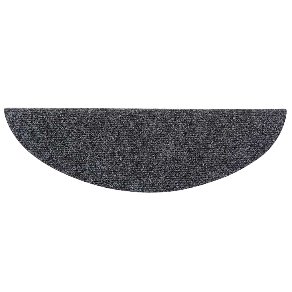 Stufenmatten Selbstklebend 15 Stk. 56x17x3 cm Hellbraun Halbrund