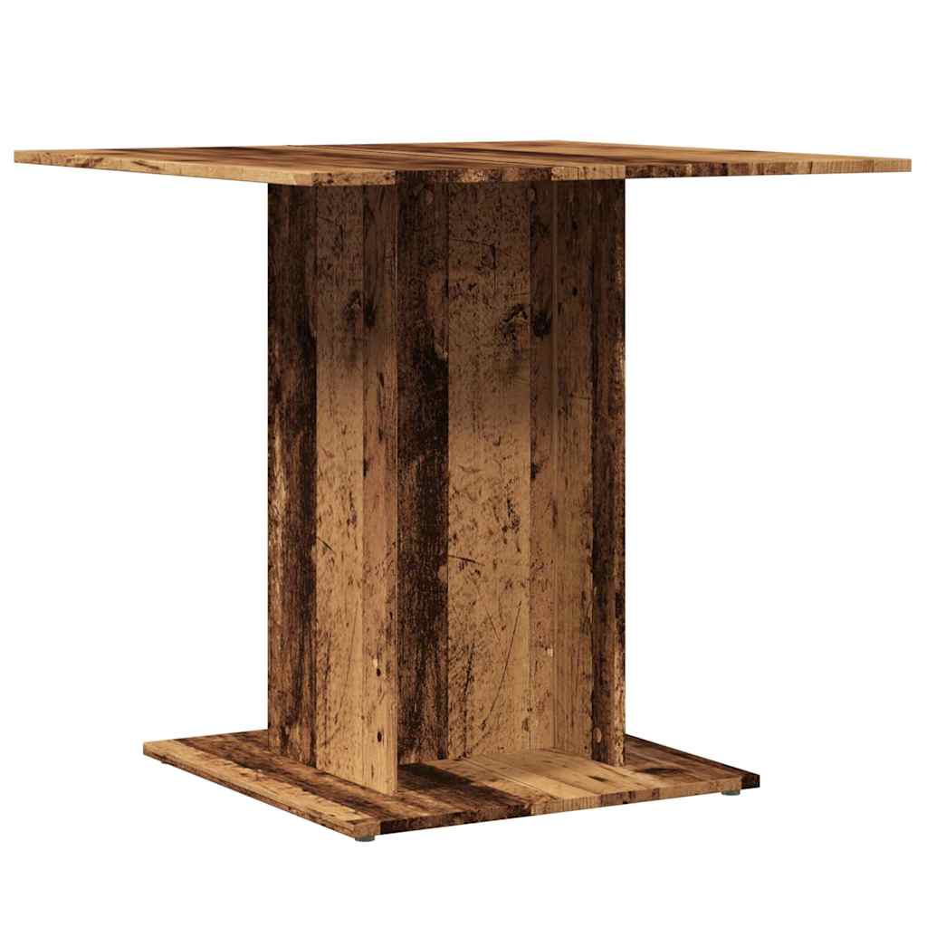 Esstisch Weiß 80x80x75 cm Holzwerkstoff