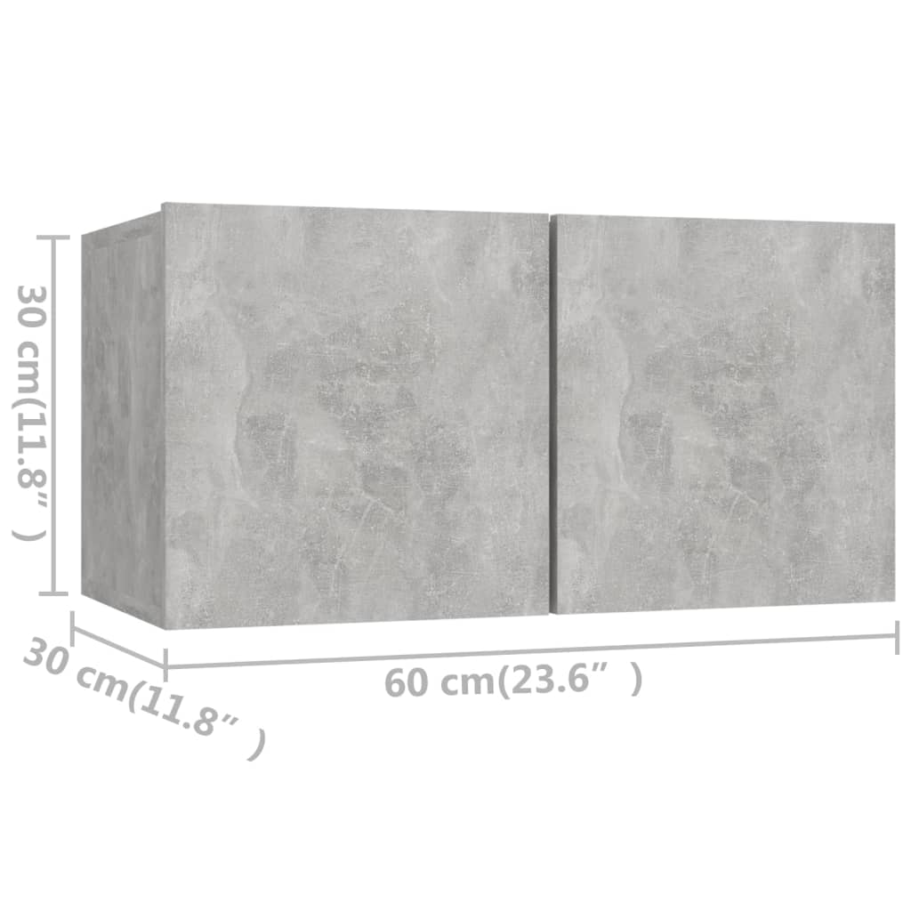 5-tlg. TV-Schrank-Set Weiß Holzwerkstoff