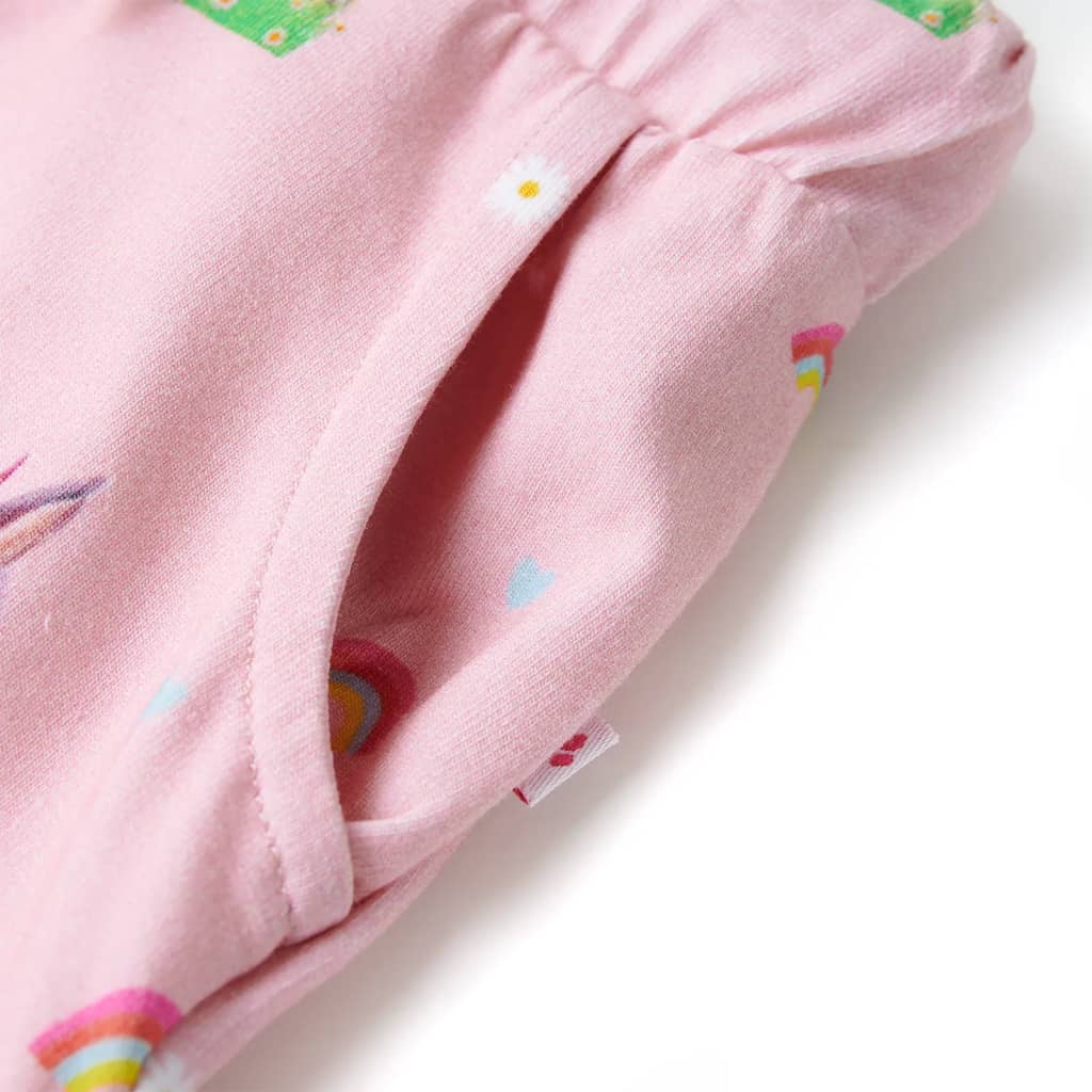Kindershorts mit Kordelzug Hellrosa 128