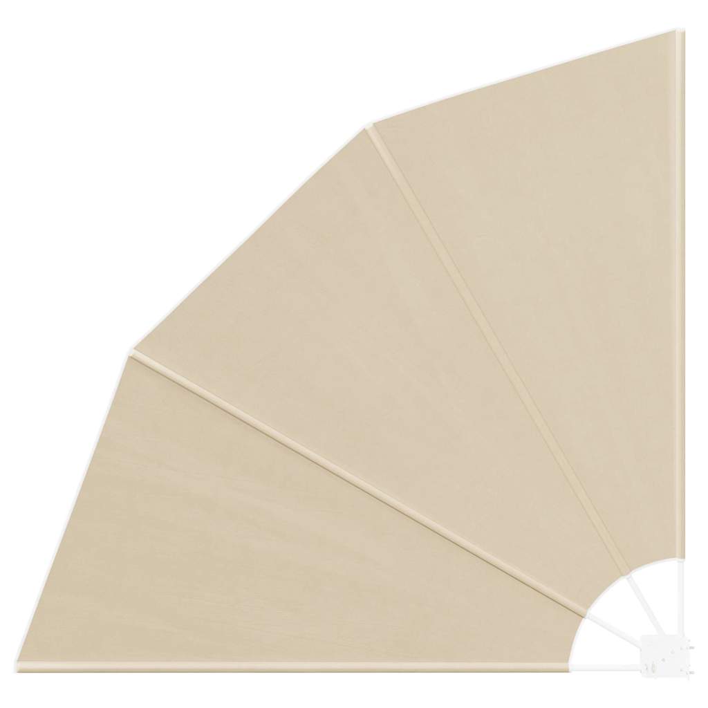Faltbarer Balkonfächer Grau 210×210 cm