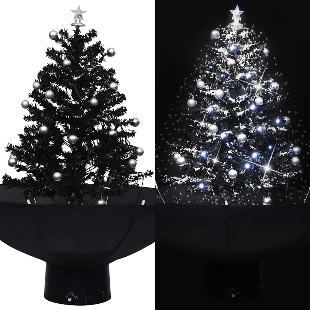 Schneiender Weihnachtsbaum mit Schirmfuß Grün 75 cm