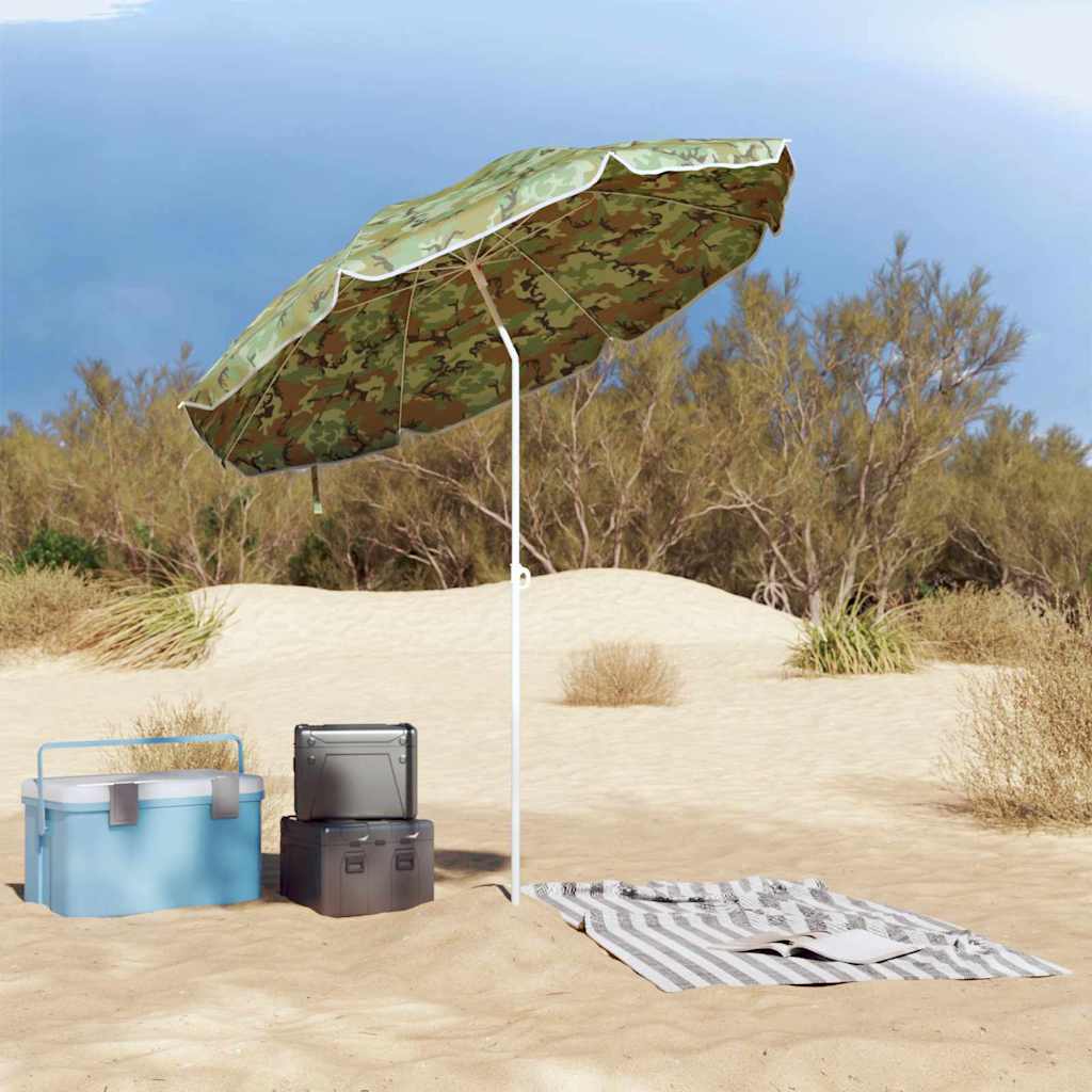 Sonnenschirm mit Stahlmast Sandfarbe 180 cm