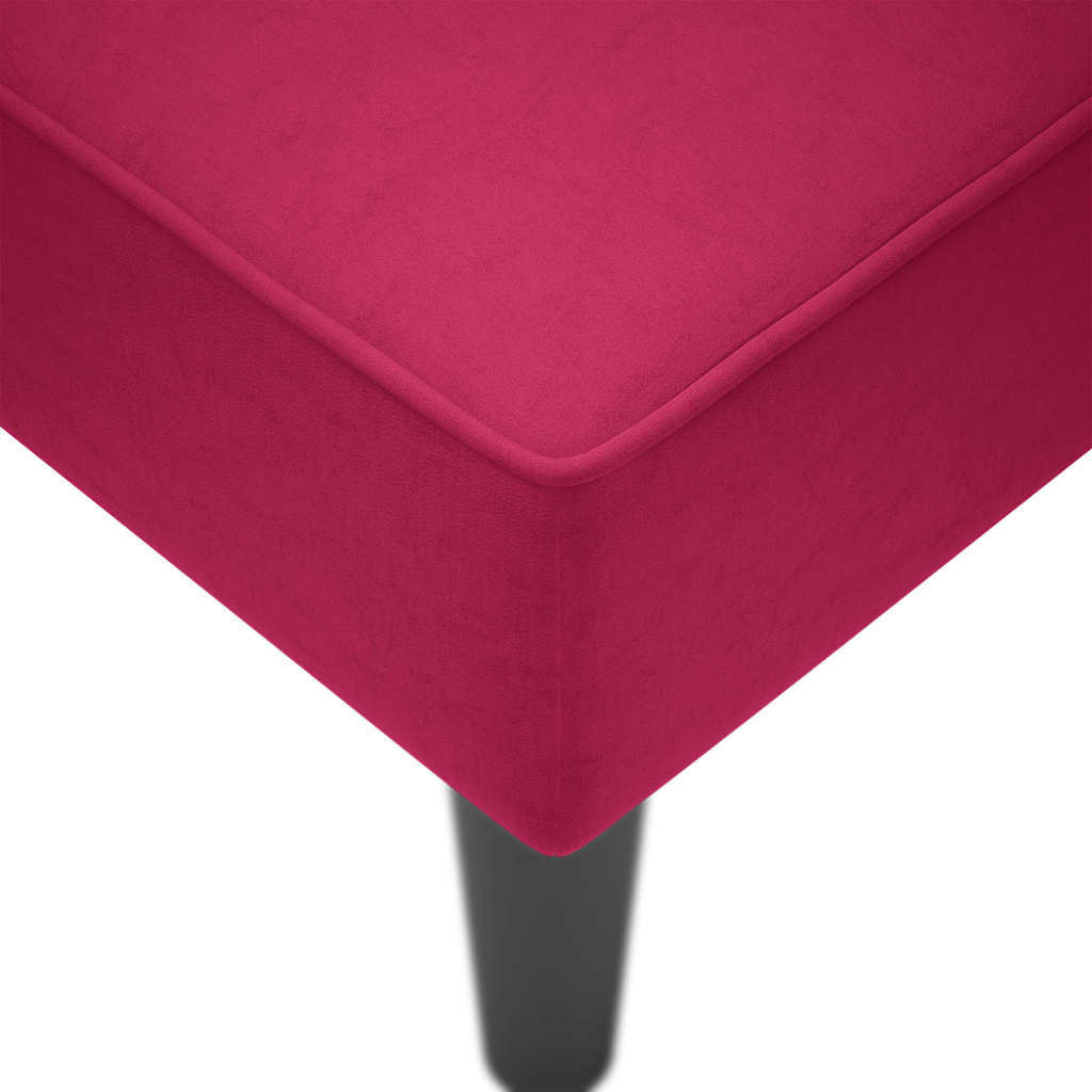Chaiselongue mit Rechter Armlehne Blau Samt
