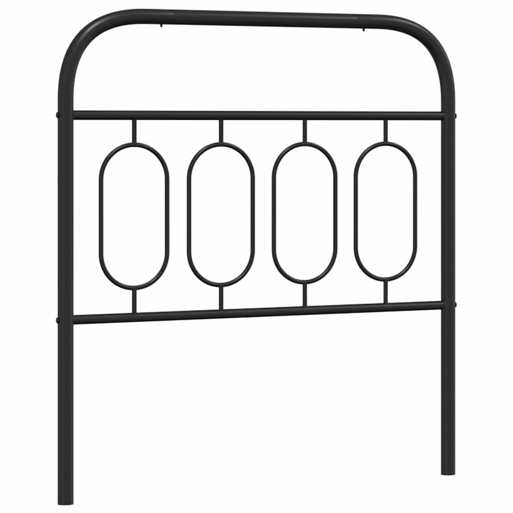 Ersatz-Kopfteil Metall Schwarz 75 cm