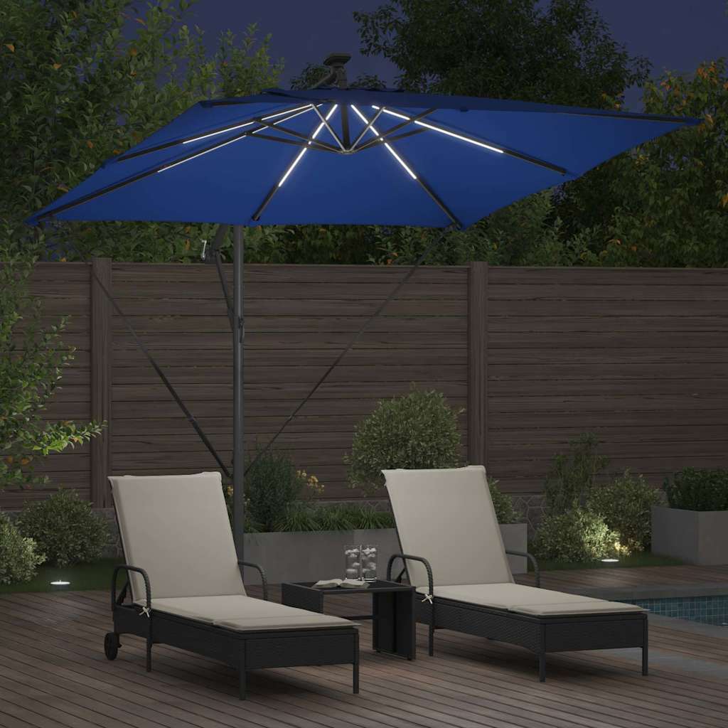 Sonnenschirm Sand 249 x 249 x 250 cm Polyester und Aluminium