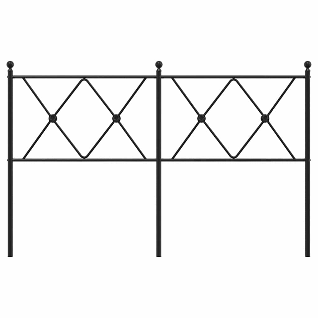 Ersatz-Kopfteil Metall Schwarz 75 cm