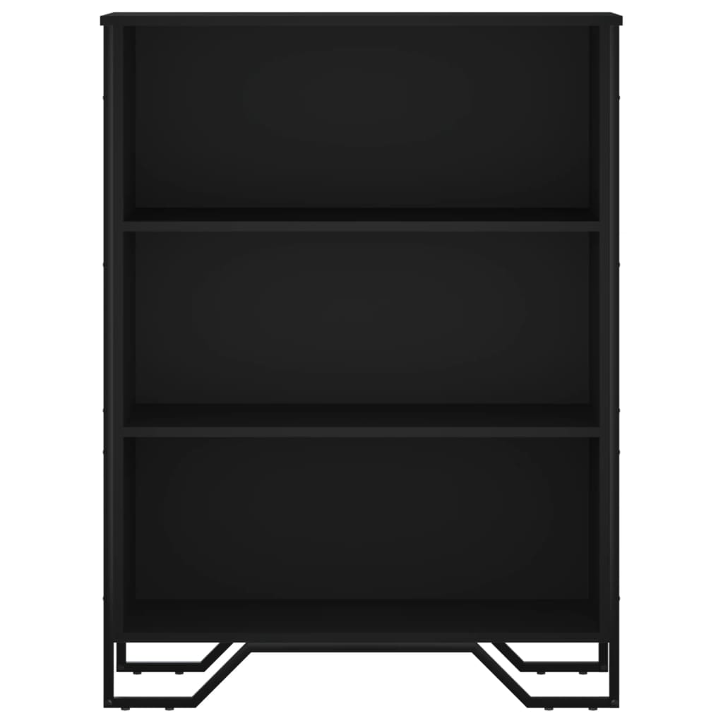 Bücherregal Schwarz 80x31x169 cm Holzwerkstoff