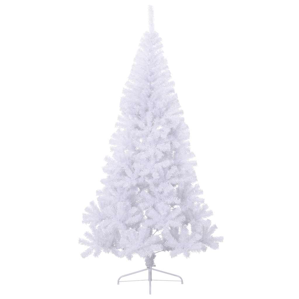 Künstlicher Halb-Weihnachtsbaum mit Ständer Grün 150 cm PVC