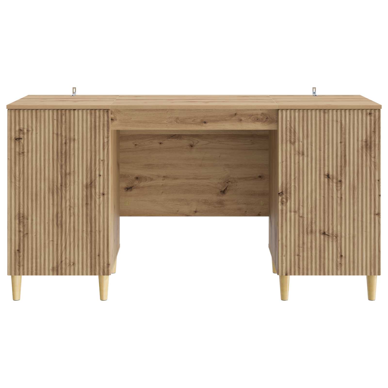 Schreibtisch mit Regal Schwarz 142,5 x 50 x 75 cm Holzwerkstoff