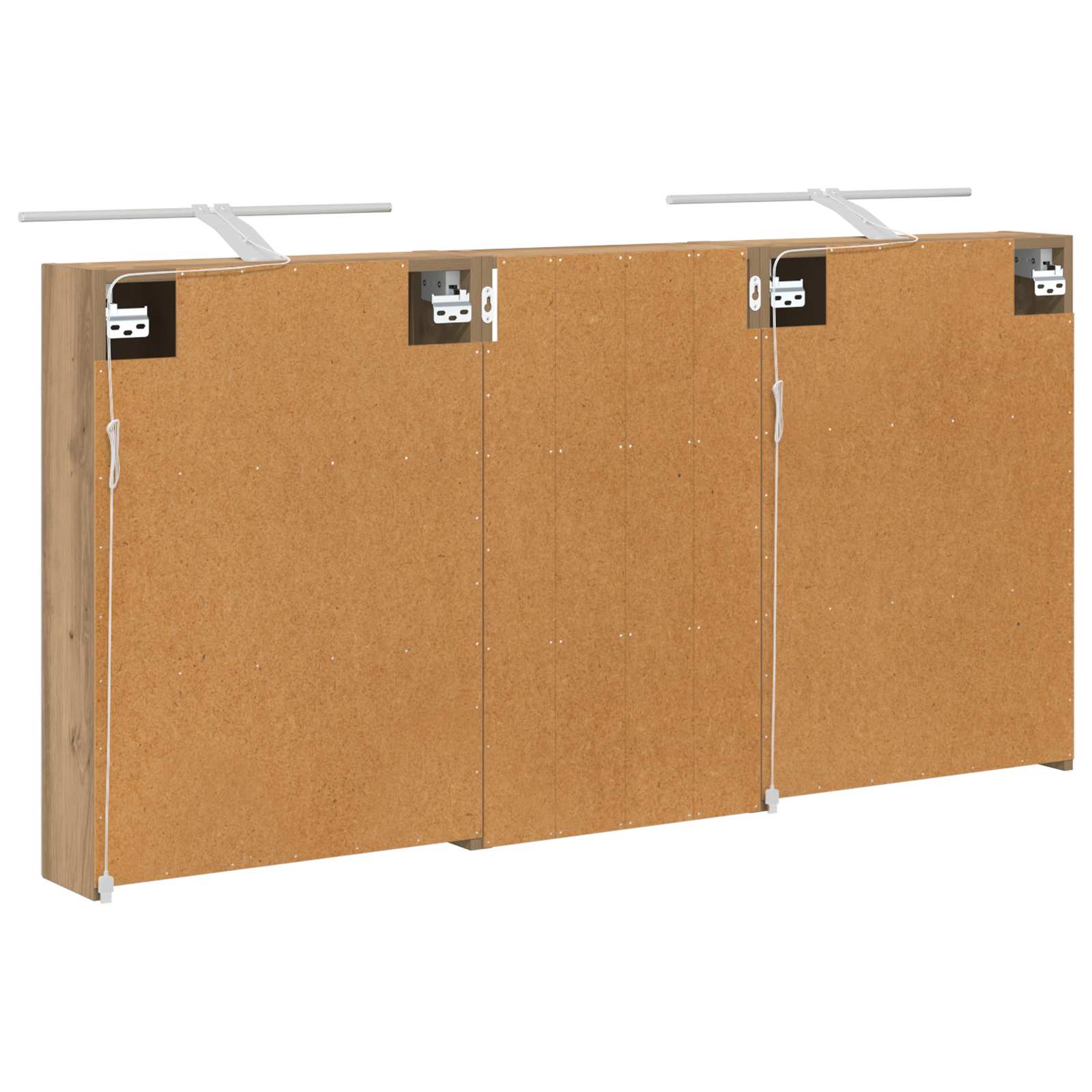 Badezimmerschrank-Set 3 pcs 80 x 10,5 x 50 cm Holzwerkstoff