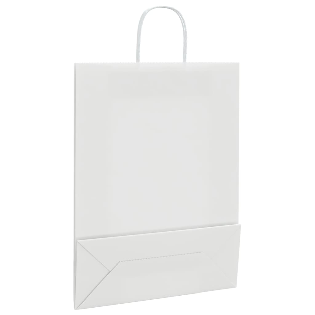 Papiertragetaschen 50 Stk. mit Henkeln Braun 21x11x36 cm