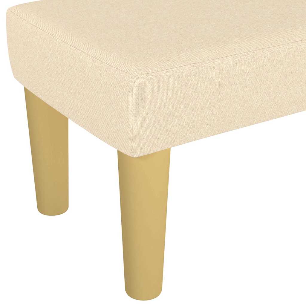 Sitzbank Hellgrau 70x30x30 cm Stoff