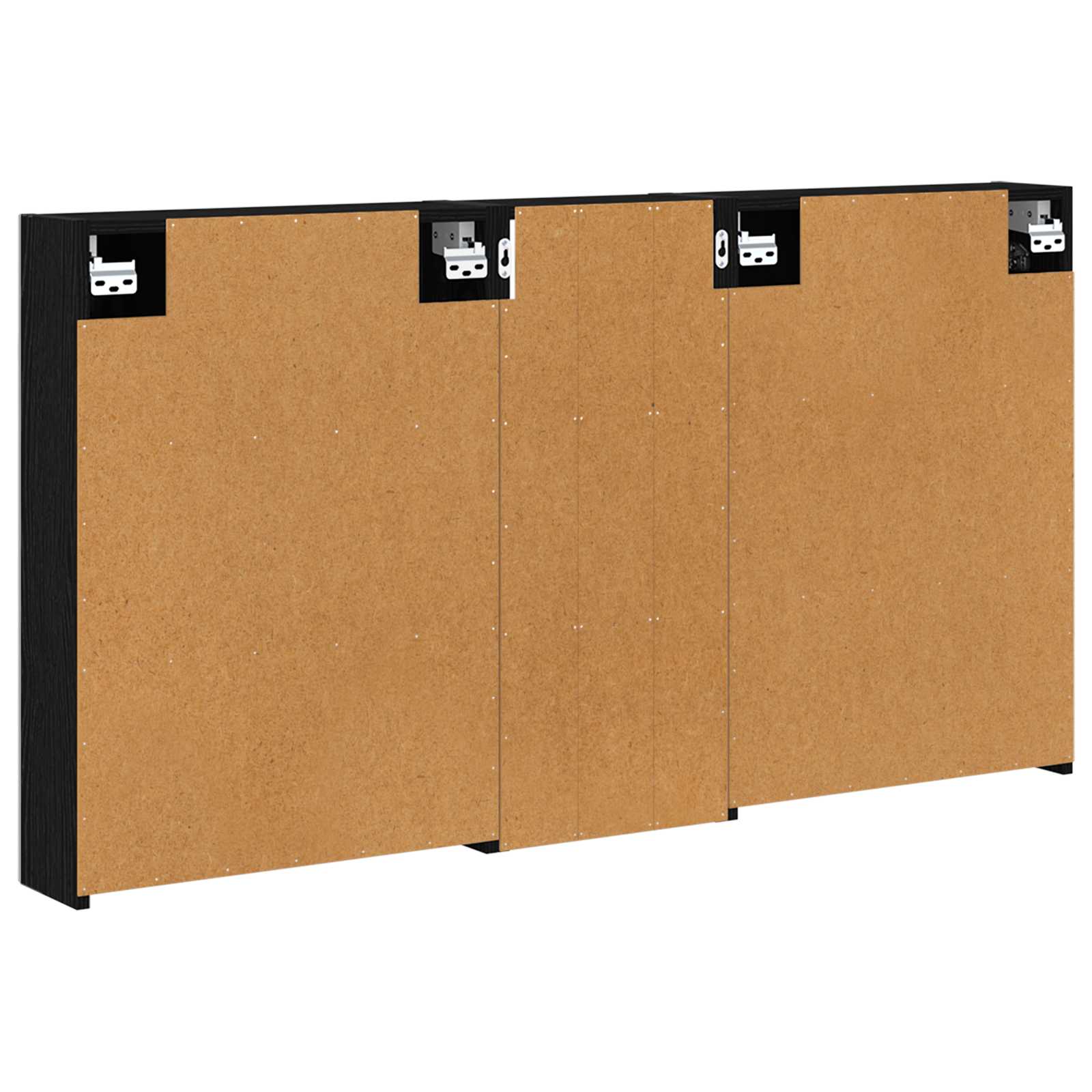 Badezimmerschrank-Set 3 pcs 80 x 10,5 x 50 cm Holzwerkstoff