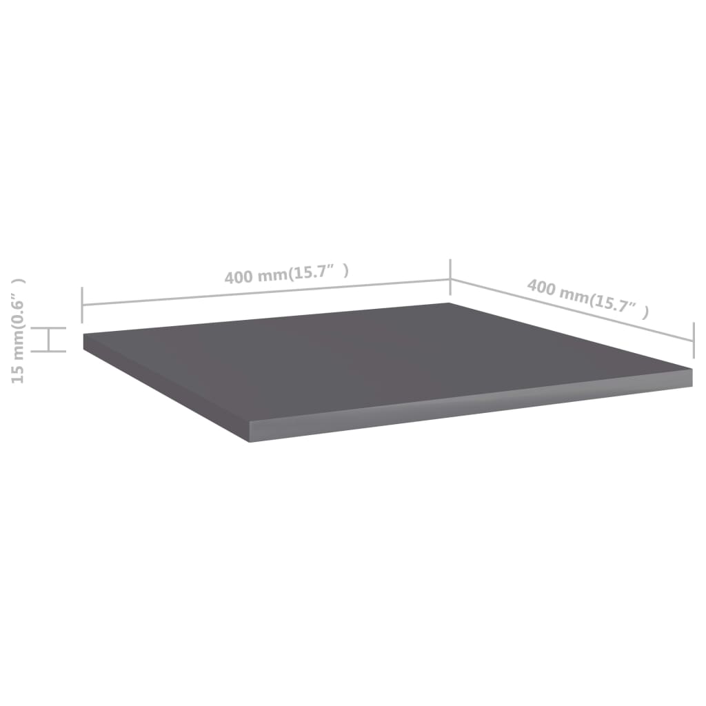 Bücherregal-Bretter 4 Stk. Weiß 40x10x1,5 cm Holzwerkstoff