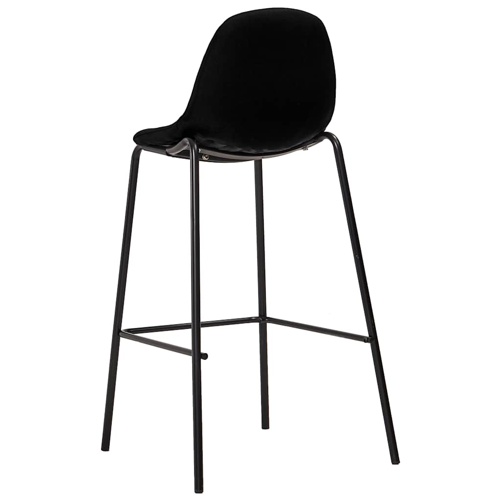 3-tlg. Bar-Set Stoff Dunkelgrau