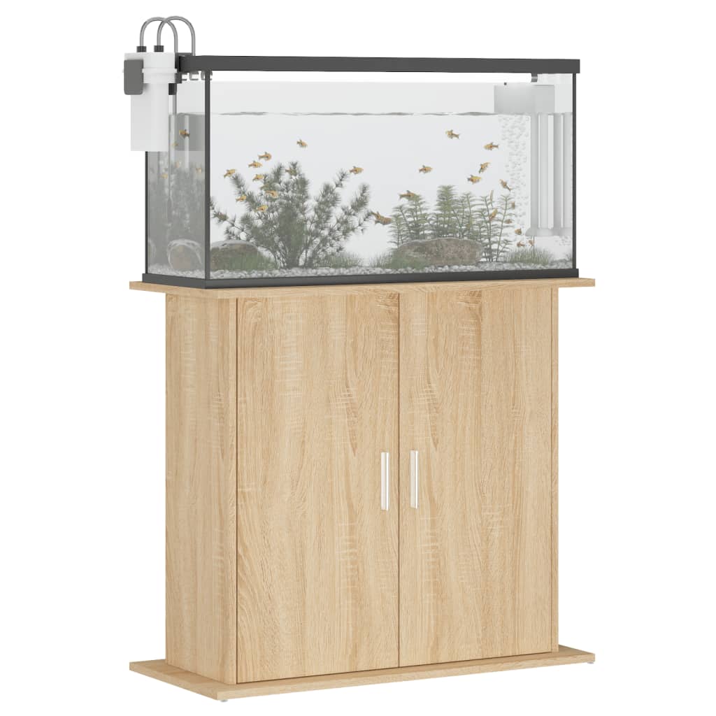 Aquariumständer Weiß 81x36x73 cm Holzwerkstoff